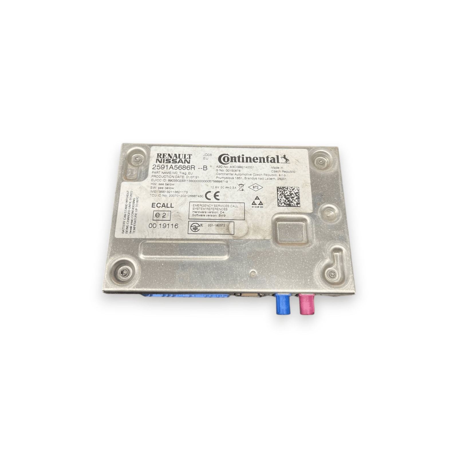 Centralina Autoradio Dacia Sandero Stepway (2020>) cod: 2591A5686R - F&P CRASH SRLS - Ricambi Usati