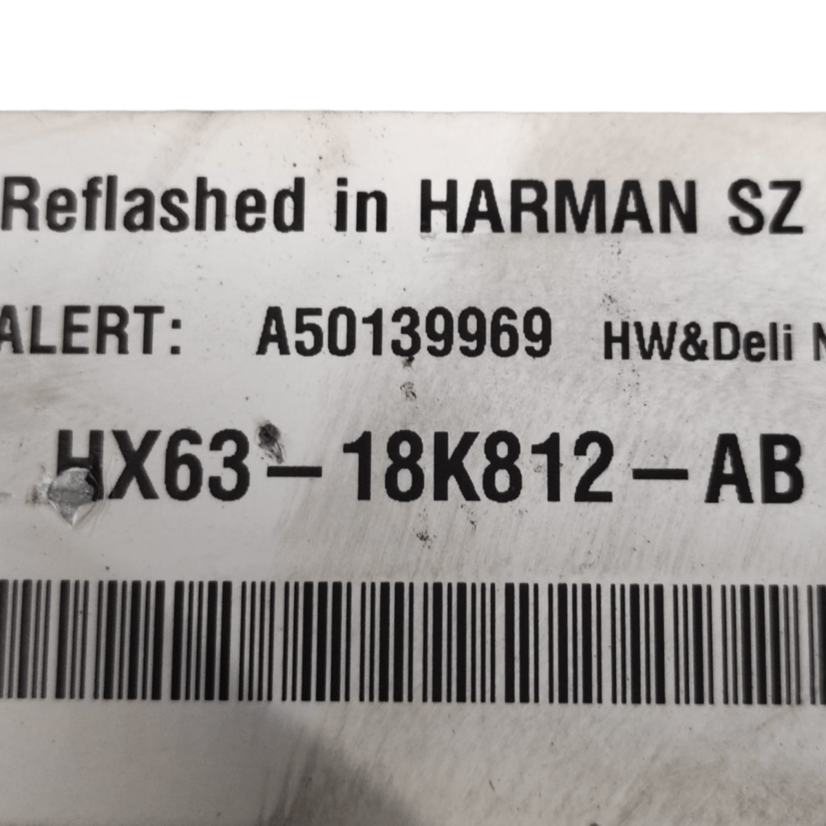 Centralina autoradio land rover discovery v cod: hx6318k812ab (2014 - ) - F&P CRASH SRLS - Ricambi Usati