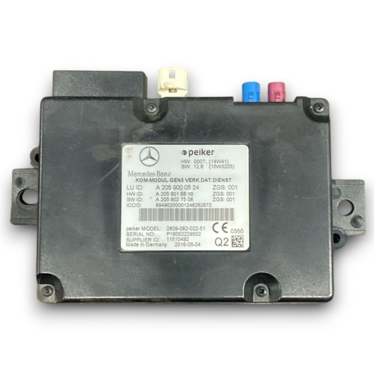 Centralina autoradio Mercedes - Benz Classe A W176 cod . a2059000524 (2012 > 2018) - F&P CRASH SRL - Ricambi Usati