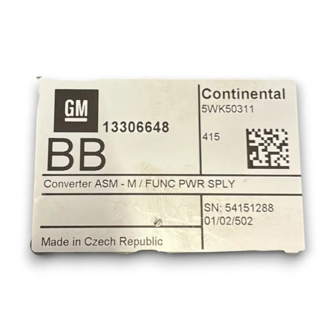 Centralina autoradio Opel Mokka 2012–2016 OEM 13306648 - F&P CRASH SRL - Ricambi Usati