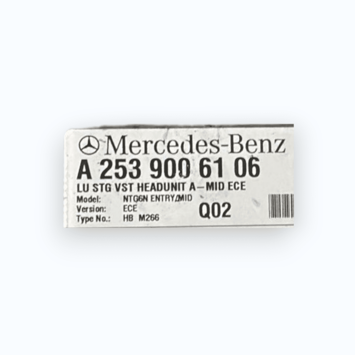 Centralina autoradio / sistema di navigazione mercedes - benz glc W253 cod:a2539006106 (2015 - 2022) - F&P CRASH SRL - Ricambi Usati