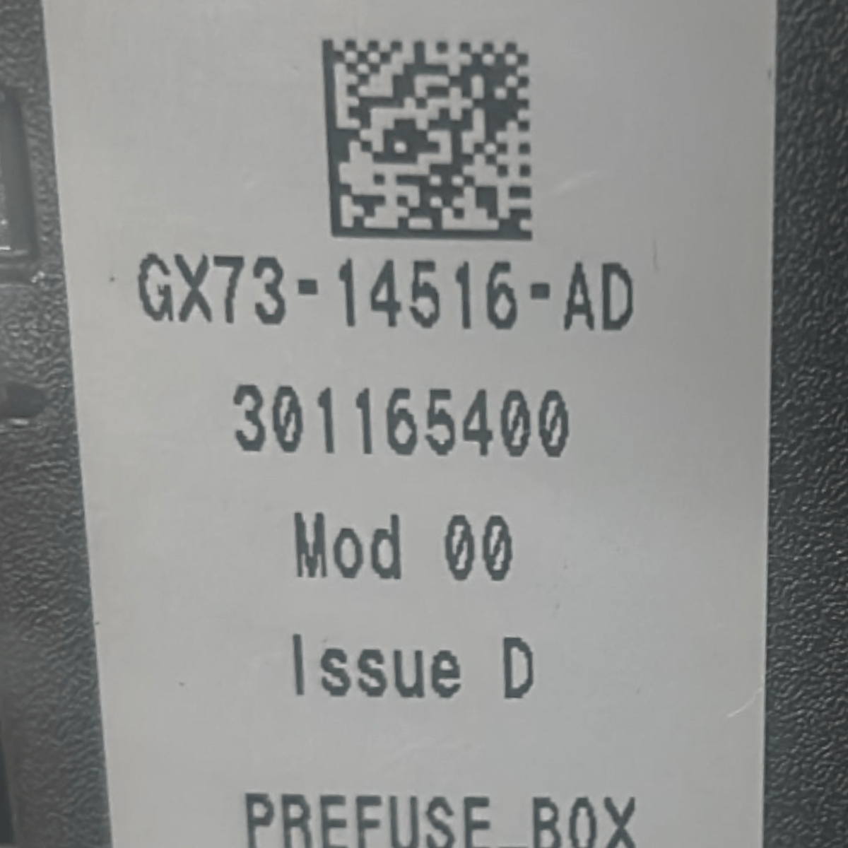 Centralina Batteria Jaguar XE (X760) cod.GX73 - 14516 - AD 2.0 Diesel (2015 > 2024) Distributore Scatola Fusibili - F&P CRASH SRLS - Ricambi Usati
