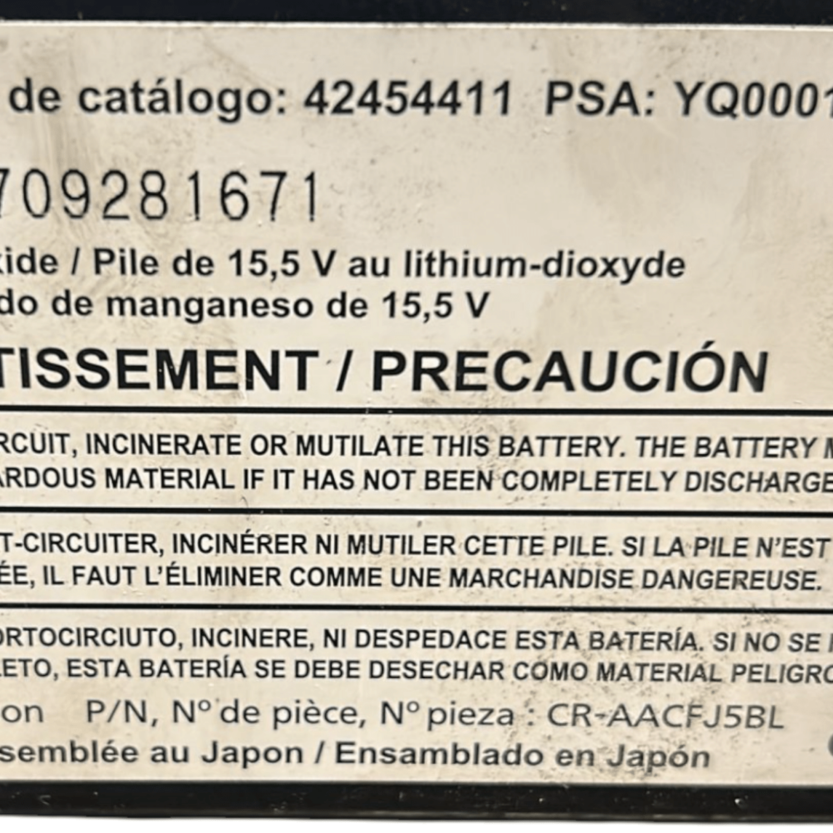 Centralina batteria opel mokka x cod:42454411 (2012 > 2019) - F&P CRASH SRLS - Ricambi Usati