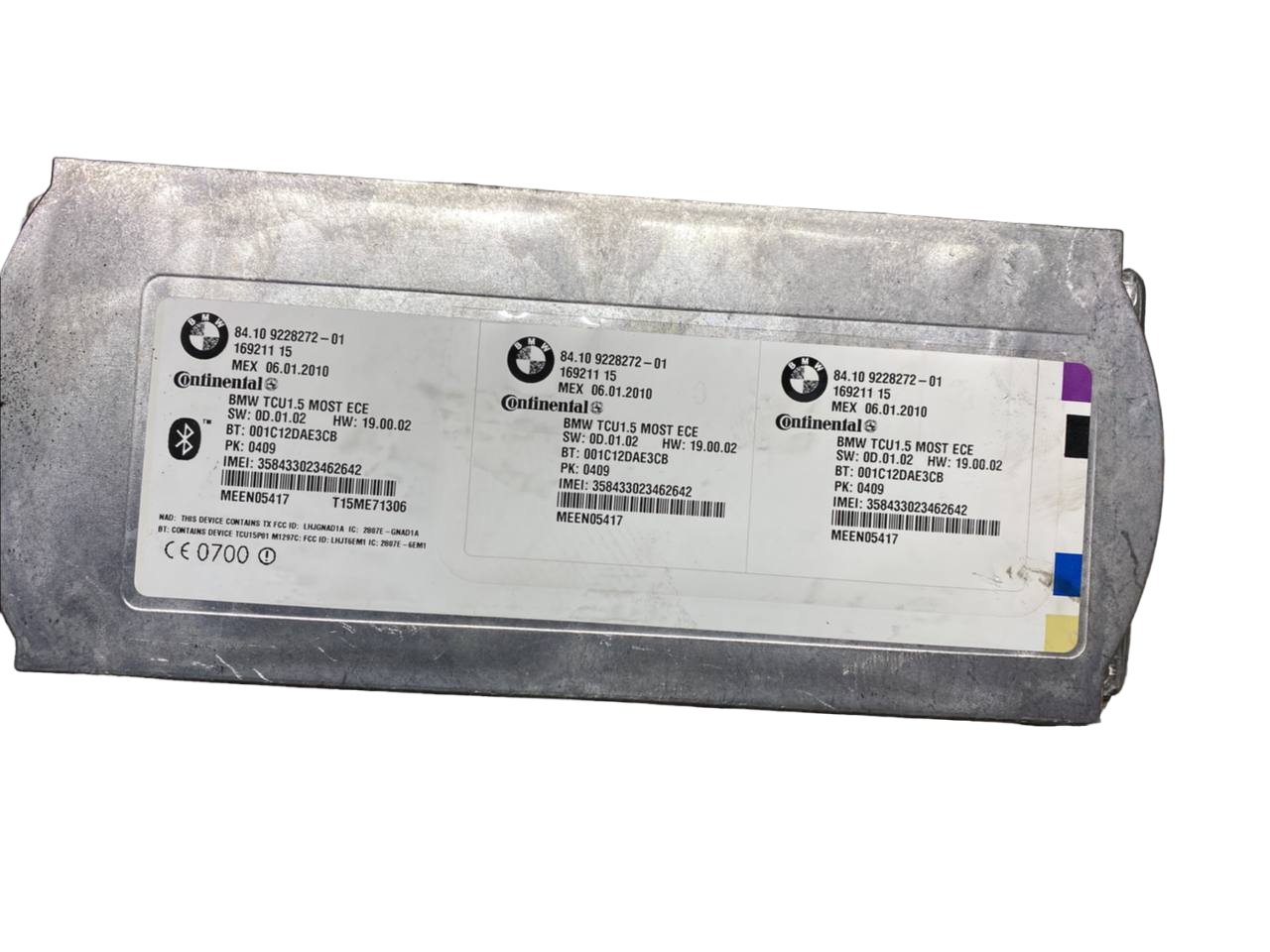 Centralina bluetooth Bmw 740i (f02 - 2015) cod:9228272-01 - F&P CRASH SRLS - Ricambi Usati