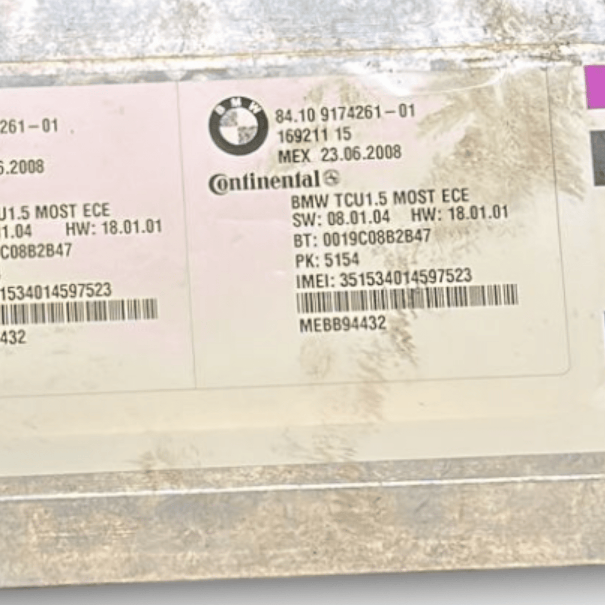 Centralina Bluetooth Bmw Serie 3 (E90) cod:84109174261 - 01 (2005 >2013) - F&P CRASH SRLS - Ricambi Usati