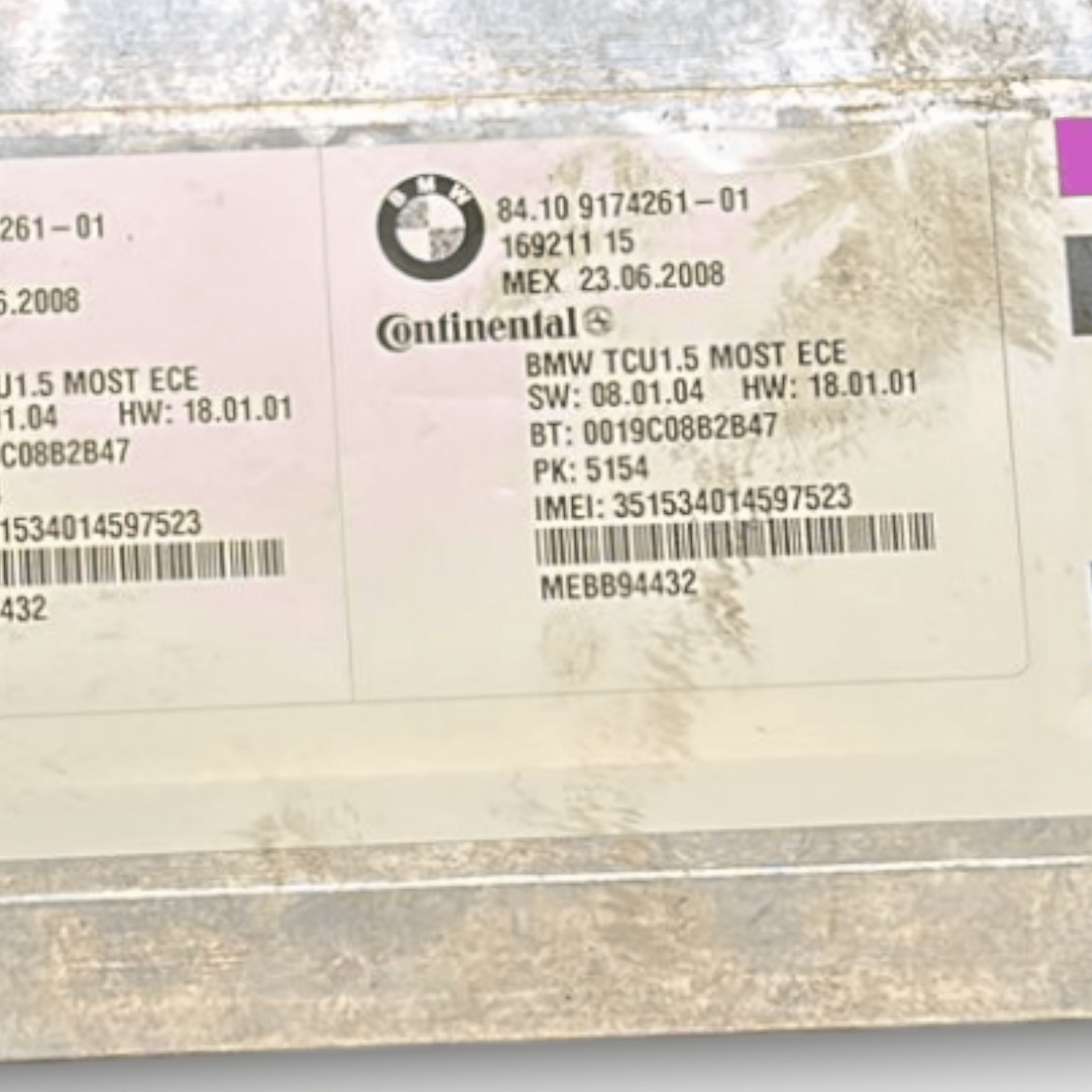 Centralina Bluetooth Bmw Serie 3 (E90) cod:84109174261 - 01 (2005 >2013) - F&P CRASH SRLS - Ricambi Usati