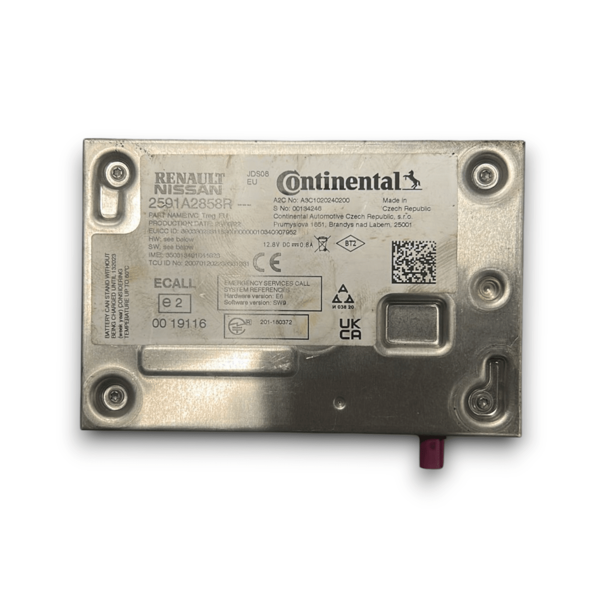 Centralina bluetooth dacia jogger cod:2591a2858r (2021 >) - F&P CRASH SRL - Ricambi Usati