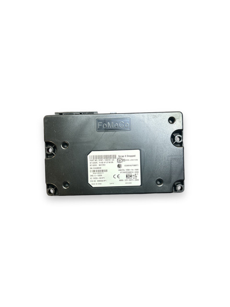 Centralina Bluetooth Ford Fiesta VI (2008 > 2017) cod.D1BT - 14D212 - LA - F&P CRASH SRLS - Ricambi Usati