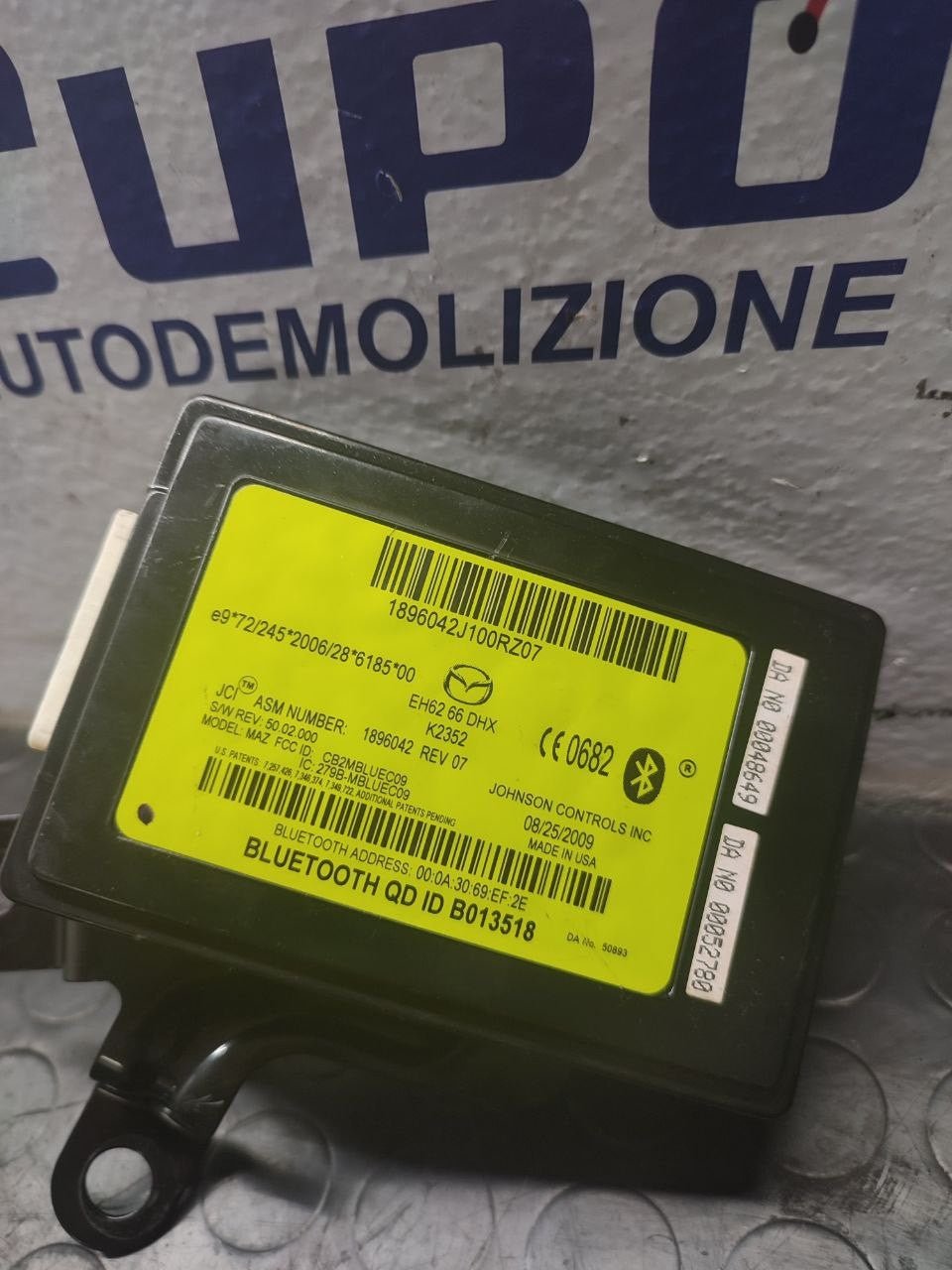 Centralina bluetooth Mazda Cx-7 ( 2009 ) cod eh6266dhx - F&P CRASH SRLS - Ricambi Usati