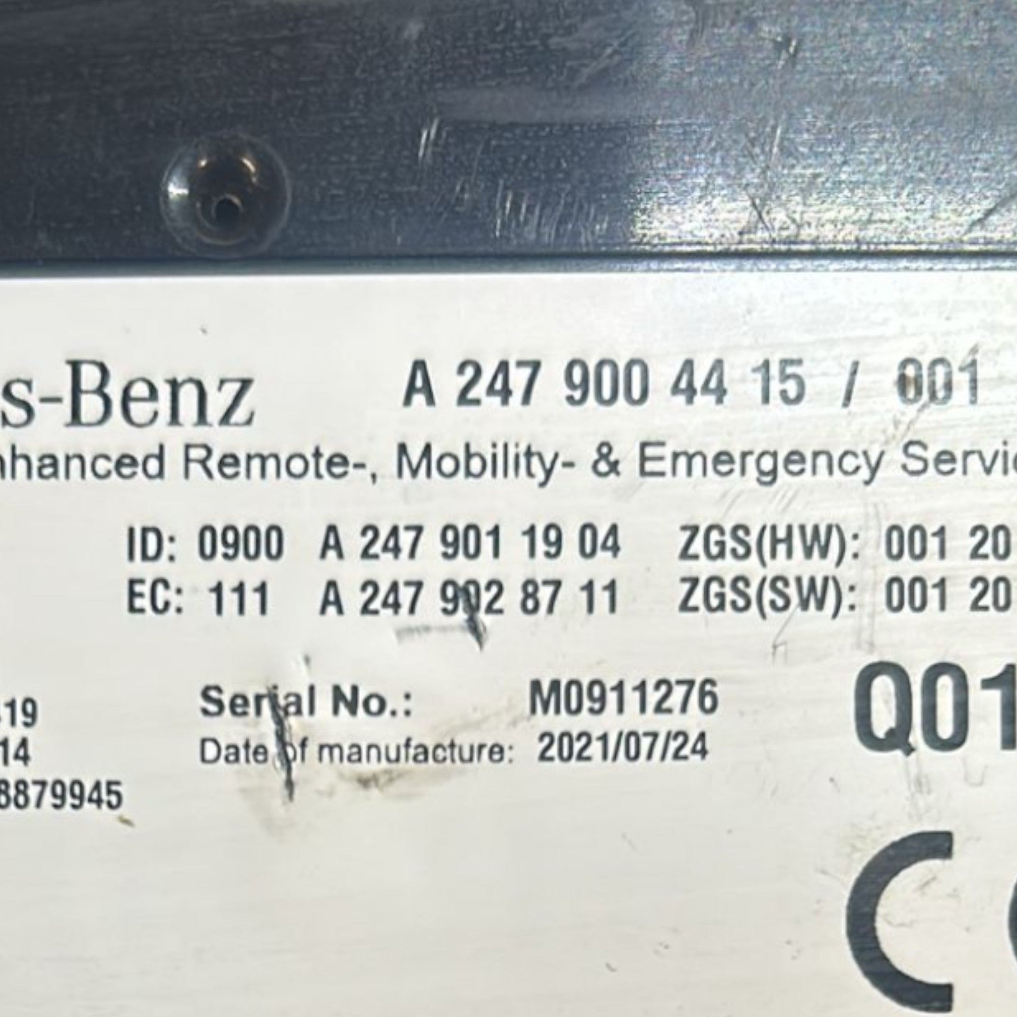 Centralina Bluetooth Mercedes Benz Classe A (W177) cod.A2479004415 (2018 > ) - F&P CRASH SRLS - Ricambi Usati