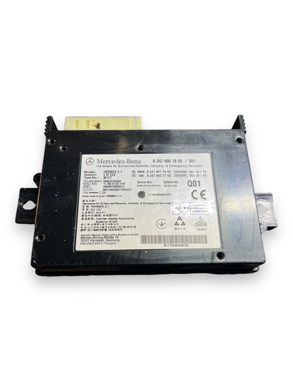 Centralina Bluetooth Mercedes - Benz Classe A W177 / W247 (2018> ) cod.A2479001809 - F&P CRASH SRLS - Ricambi Usati