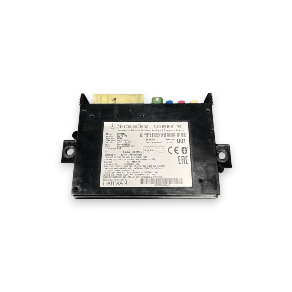 Centralina Bluetooth Mercedes - Benz Gla X156 (2013 al 2019) cod: A2139008013 - F&amp;P CRASH SRLS - Ricambi Usati