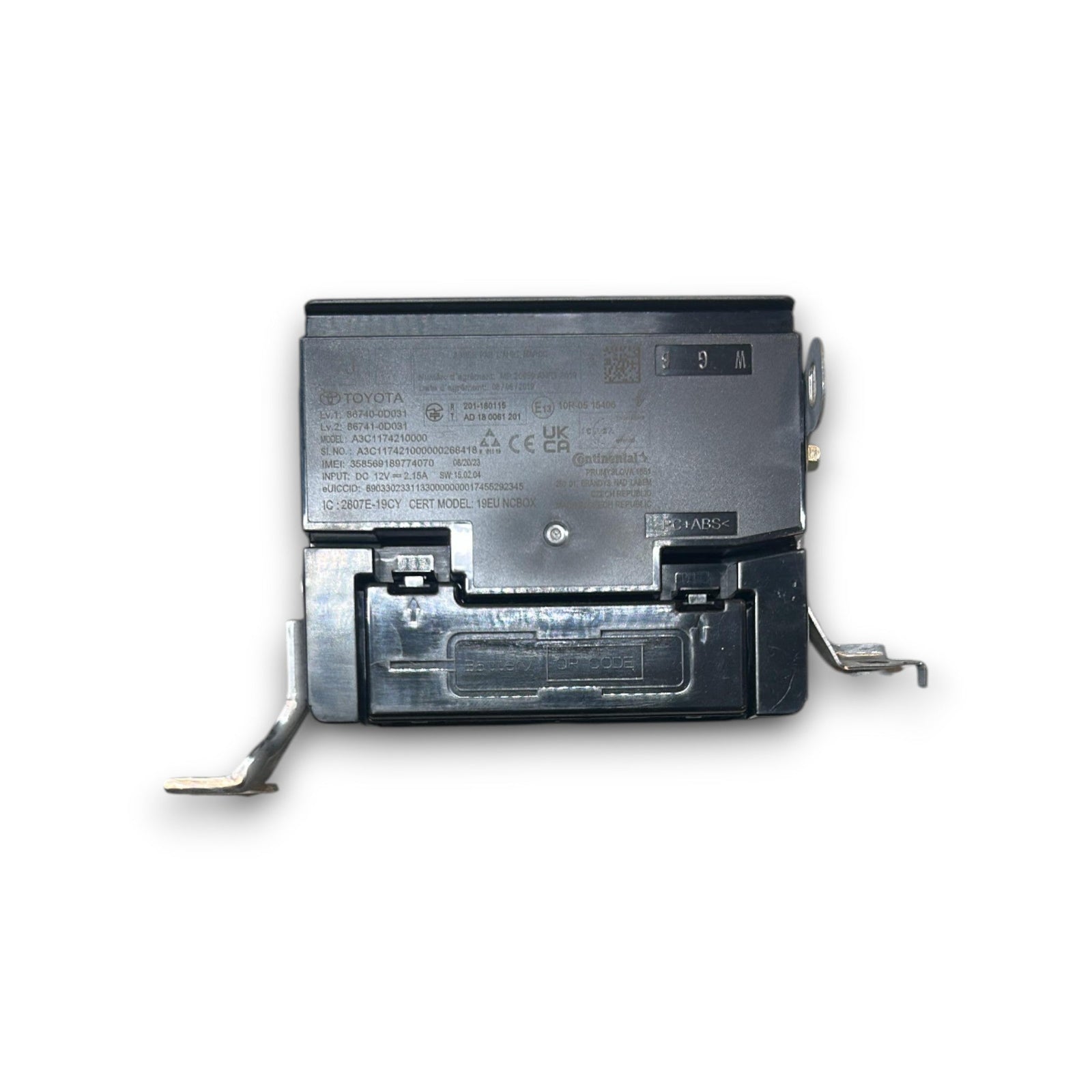 Centralina Bluetooth Toyota Yaris Cross cod.86740 - 0D031 (2020 > ) cod.86741 - 0D031 - F&P CRASH SRLS - Ricambi Usati