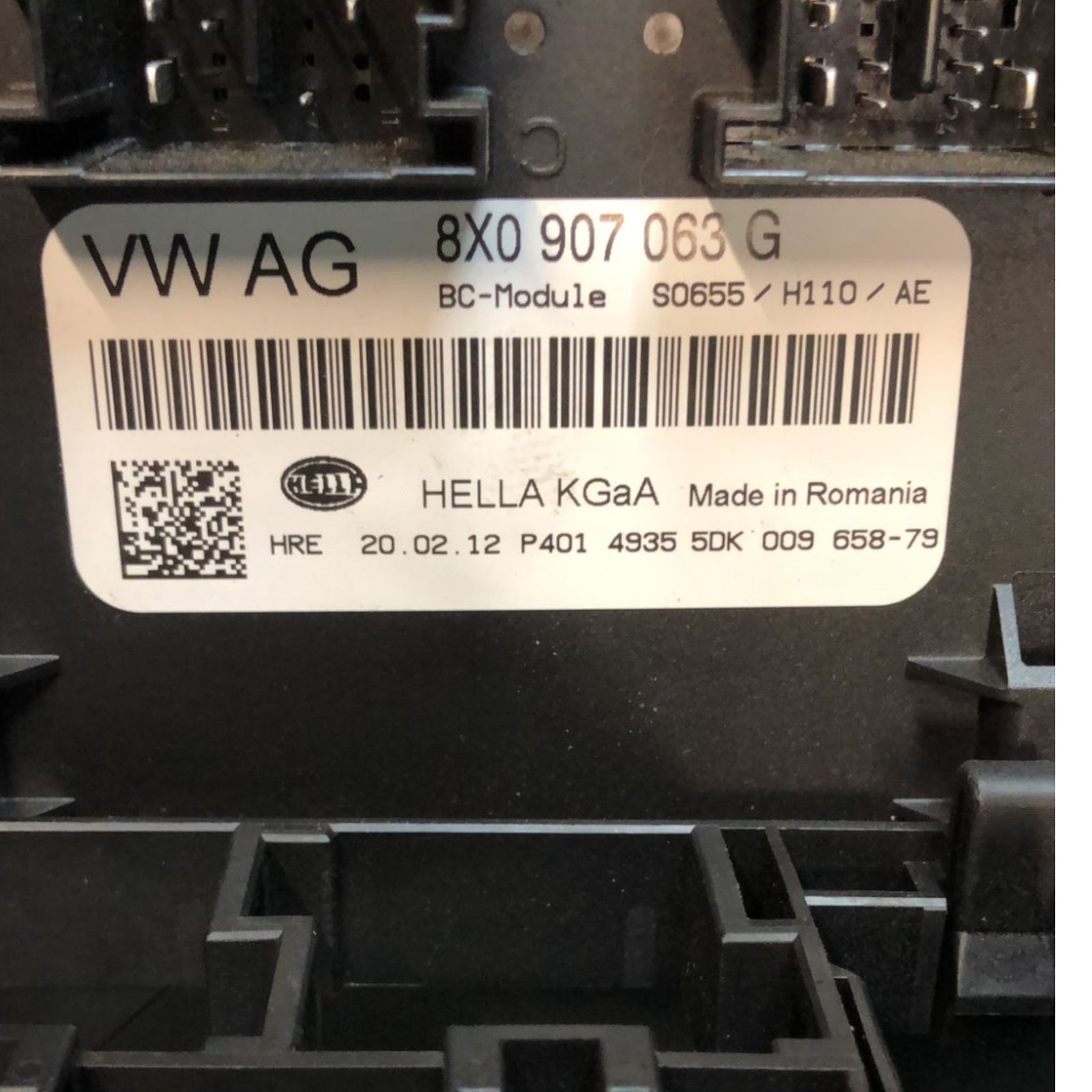 Centralina Body Computer Audi A1 (8X) 1.6 Diesel (2010 > 2018) cod:8X0907063 - F&P CRASH SRLS - Ricambi Usati