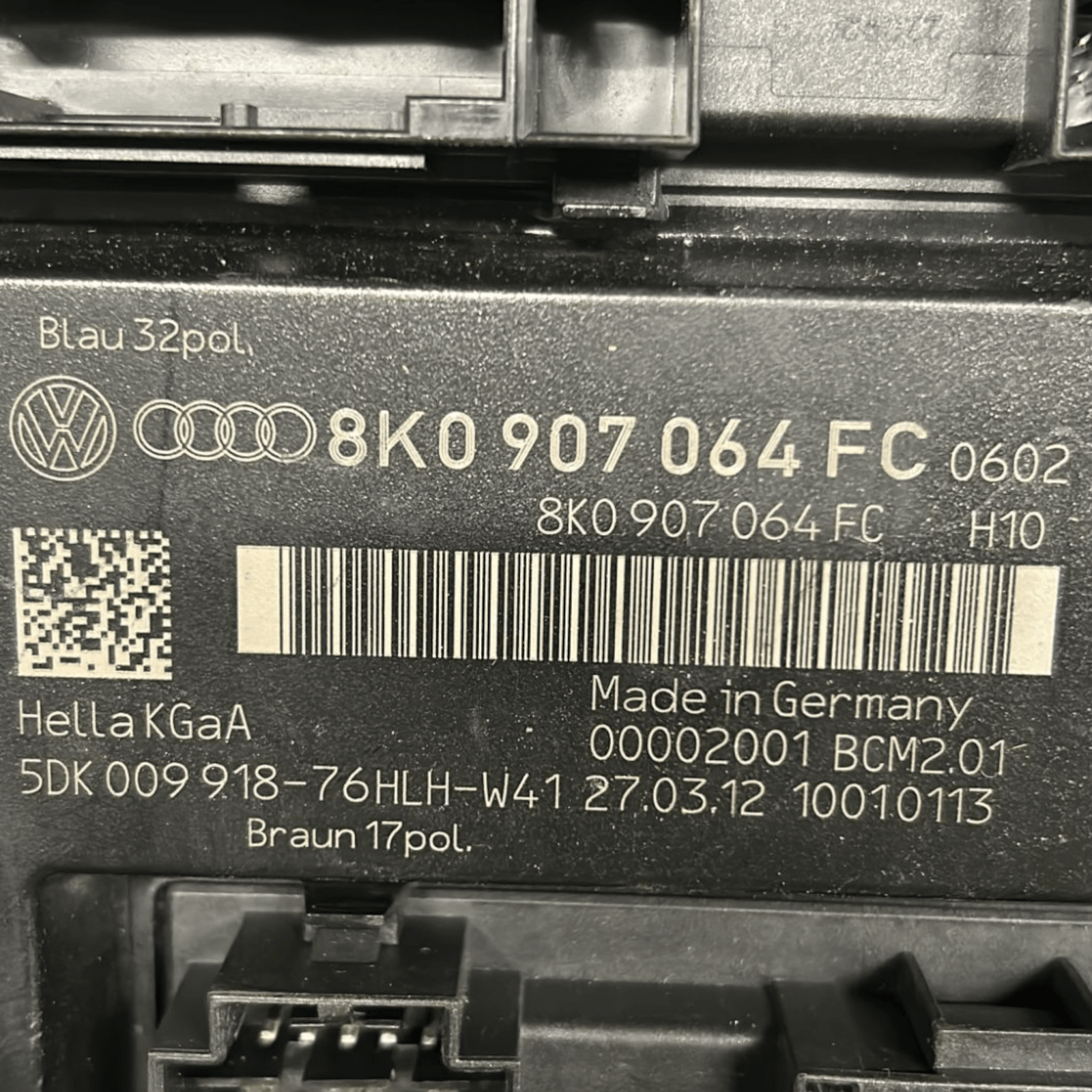 Centralina Body Computer Audi A4 B8 2.0 Diesel (2007 > 2016) cod:8K0907064FC - F&P CRASH SRLS - Ricambi Usati