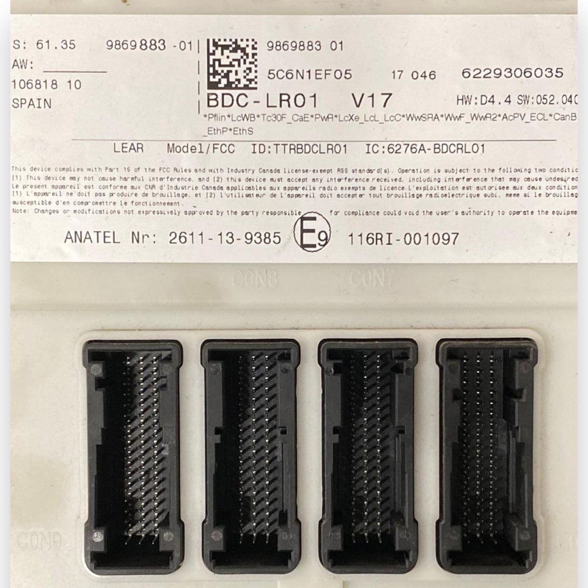 Centralina / body computer Bmw Serie 1 F20 2.0 Benzina (2011 - 2019) Cod: E9116RI - 001097 - F&P CRASH SRLS - Ricambi Usati