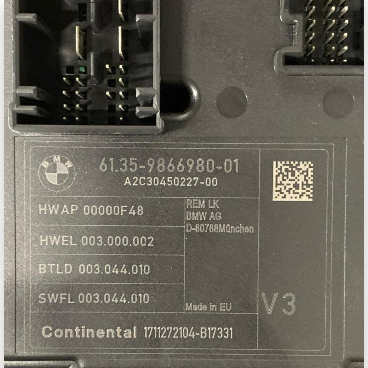 Centralina / body computer Bmw Serie 1 f20 2.0 Benzina (2016 - 2019) Cod: 9866980 - 01 / A2C30450227 - 00 - F&P CRASH SRL - Ricambi Usati