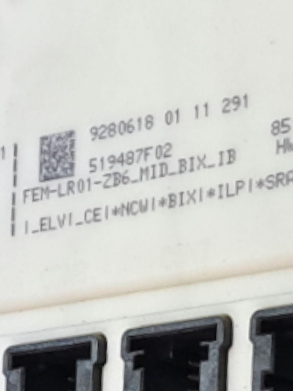 Centralina / Body Computer Bmw Serie 1 F20 / F21 2.0 diesel ( 2011 - 2019 ) COD:9280618 - F&P CRASH SRLS - Ricambi Usati