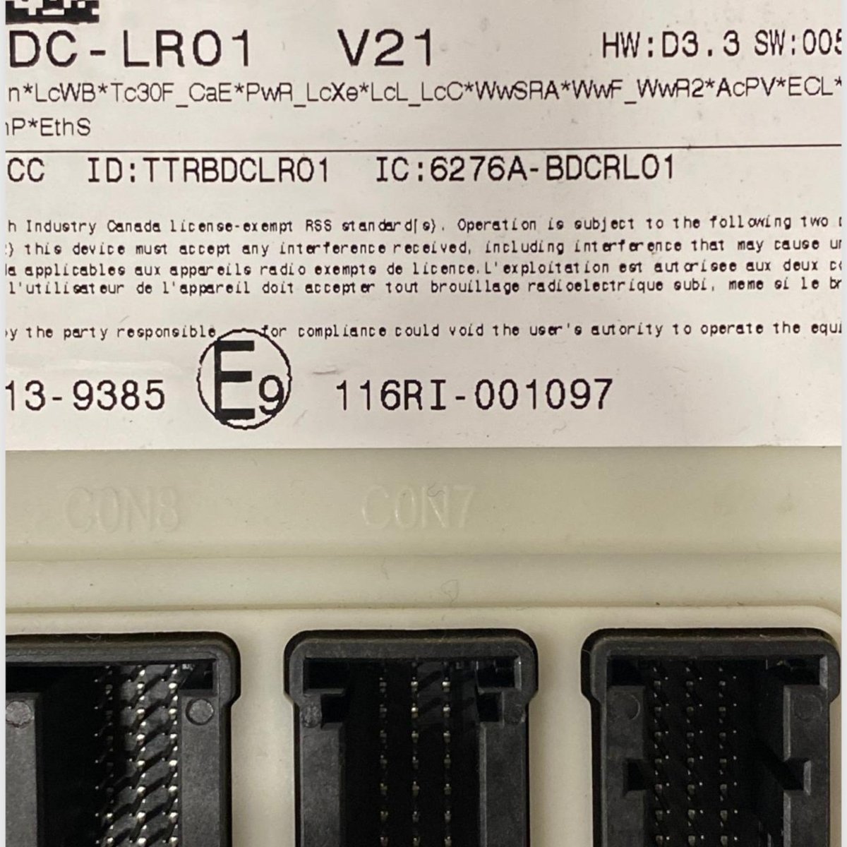 Centralina / Body Computer Bmw Serie 3 F30 2.0 Benzina (2012 - 2019) Cod: E9116RI - 001097 - F&P CRASH SRLS - Ricambi Usati