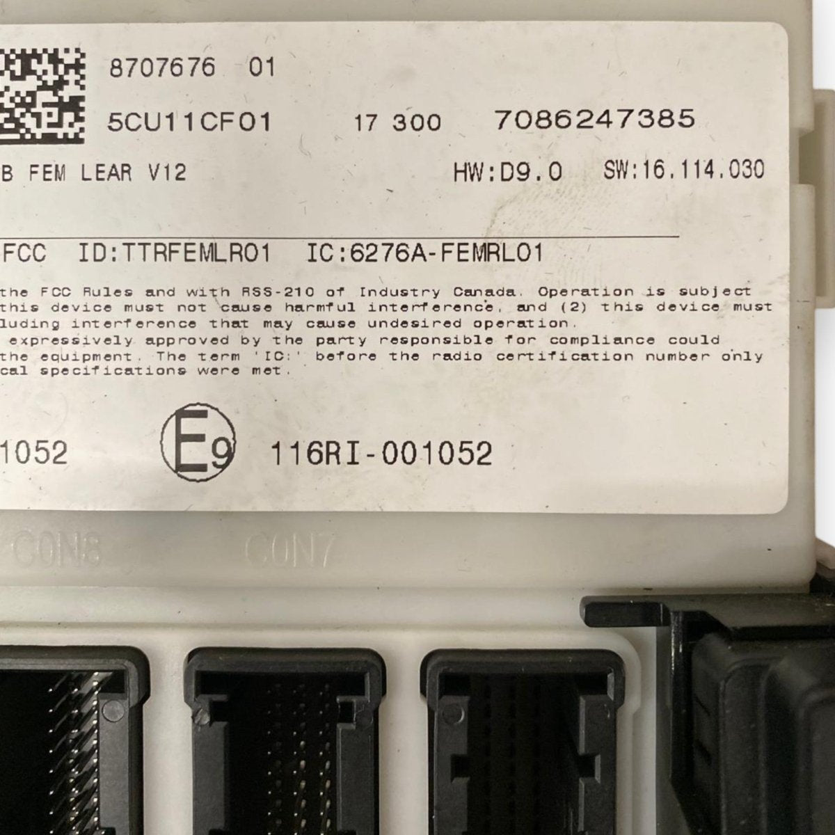Centralina / body computer Bmw Serie 4 Gran Coupè F36 2.0 Diesel (2013 - 2020) Cod: 116RI - 001052 - F&P CRASH SRLS - Ricambi Usati