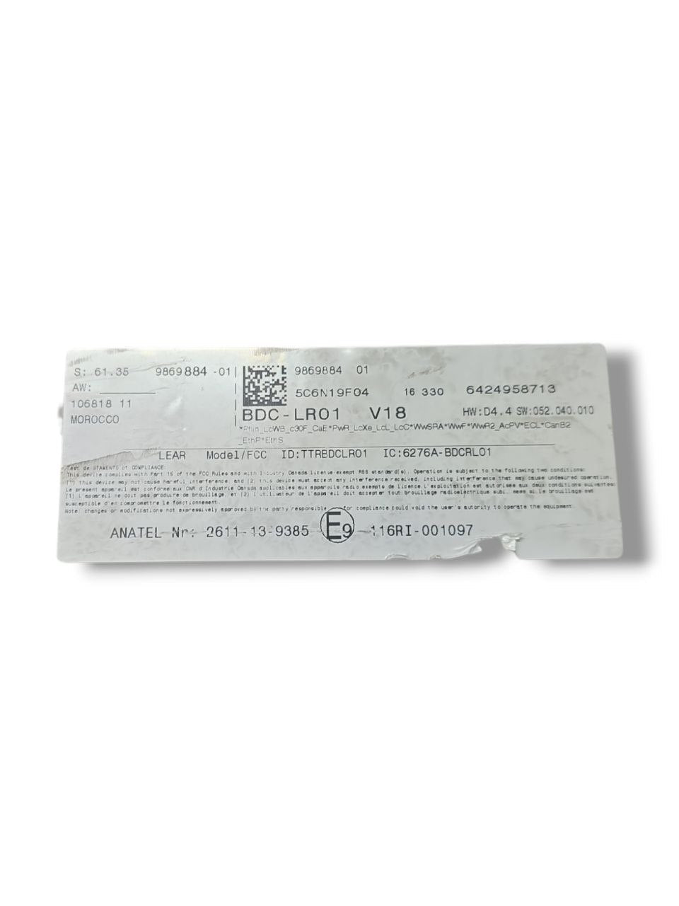 Centralina / Body Computer Bmw X1 F48 2.0 Diesel (2015 - 2022) COD:9869884 - F&P CRASH SRLS - Ricambi Usati