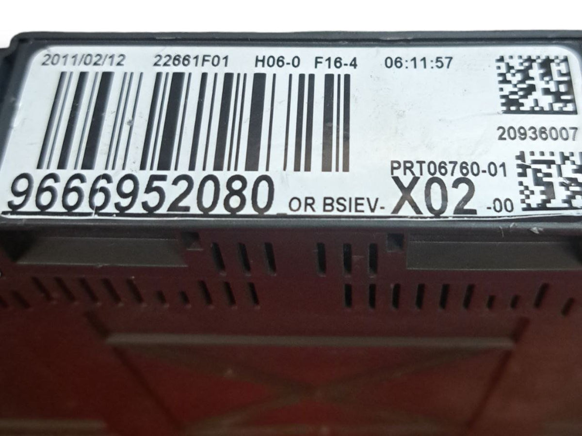 Centralina / Body Computer Citroen C3 1.6 Diesel (2009 - 2016) COD:9666952080 - F&P CRASH SRLS - Ricambi Usati