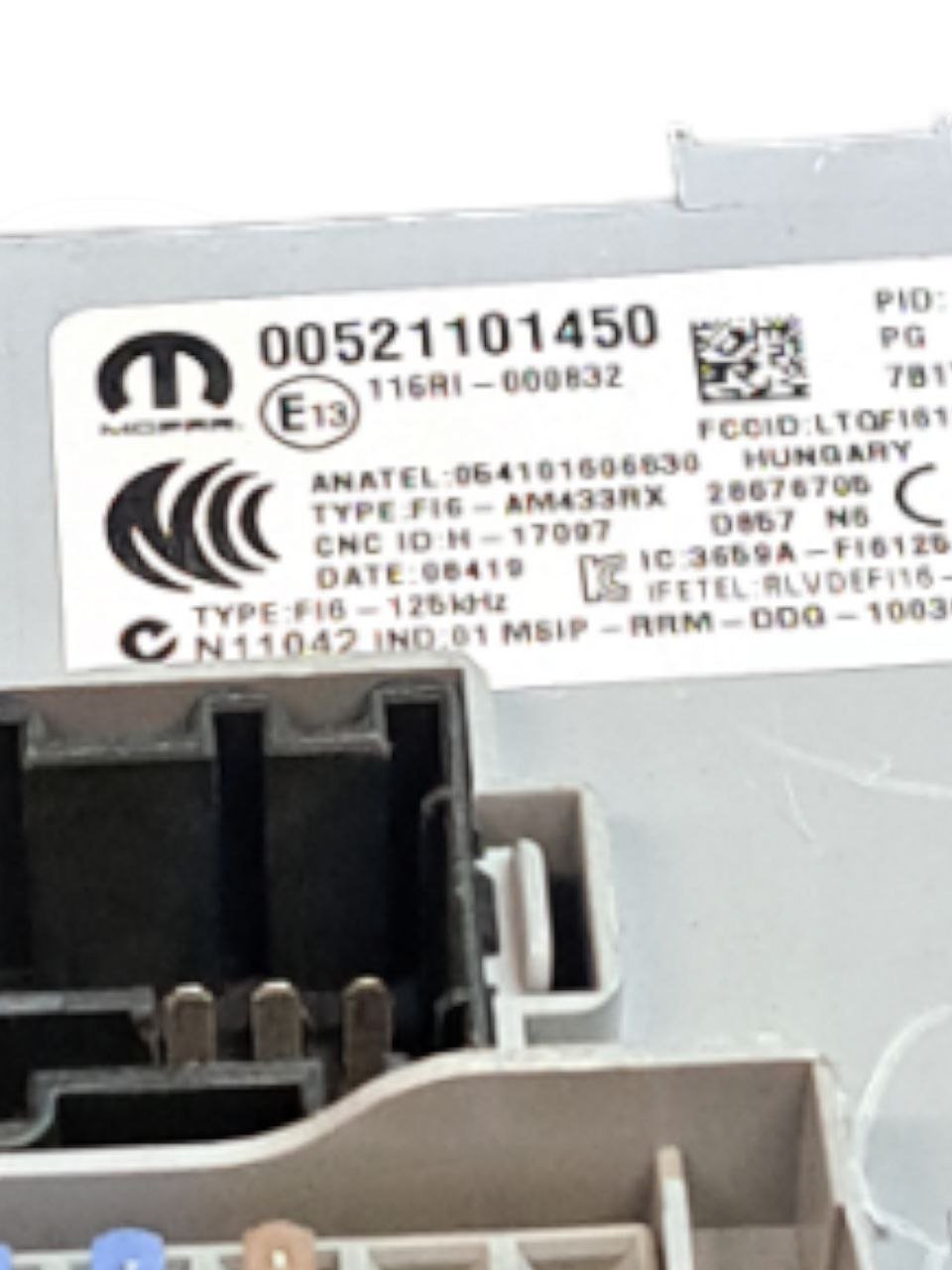 Centralina Body computer Fiat 500 1.2 Benzina (2017) COD:00521101450 - F&P CRASH SRLS - Ricambi Usati