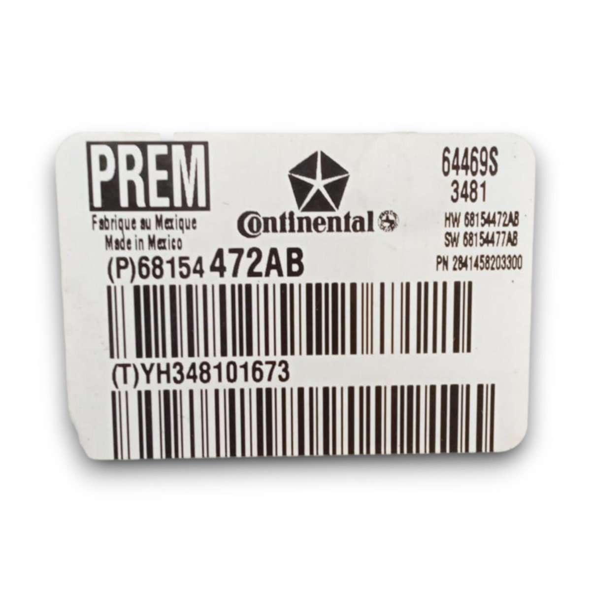 Body computer control unit fiat freemont code . 68154472ab 2.0 diesel (2011 > 2015) - F&P CRASH SRL - Used Parts