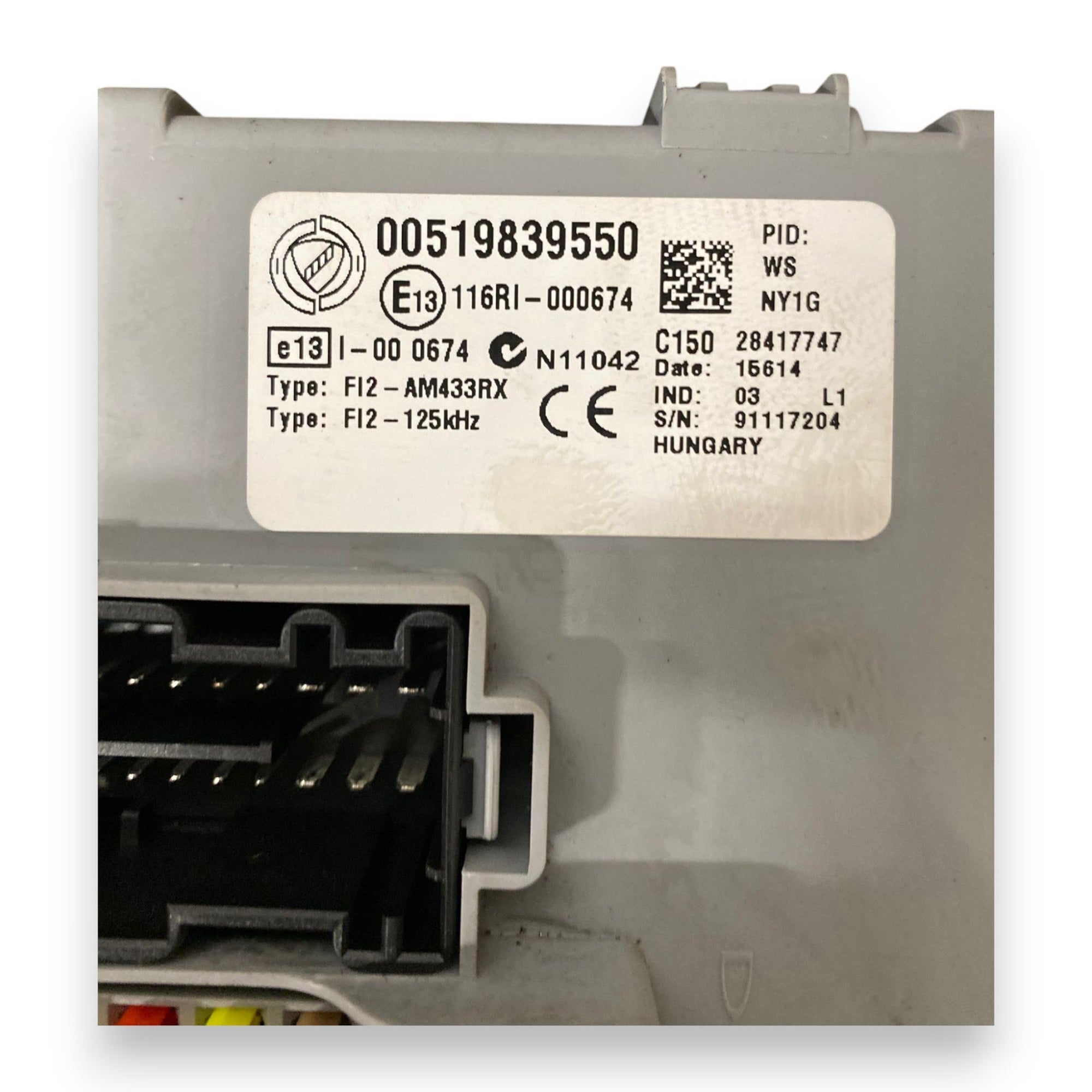 Centralina / body computer Fiat Punto Evo 1.2 Benzina (2005 - 2018) Cod: 00519839550 - F&P CRASH SRLS - Ricambi Usati