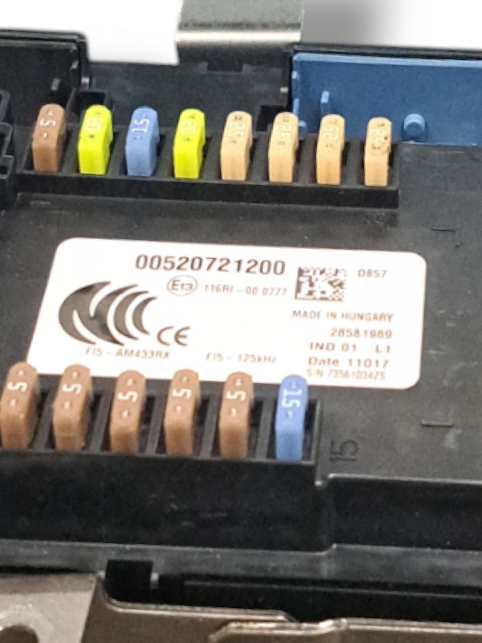 Centralina Body Computer Fiat Tipo 1.6 diesel (2015>) COD:00520721200 - F&P CRASH SRLS - Ricambi Usati