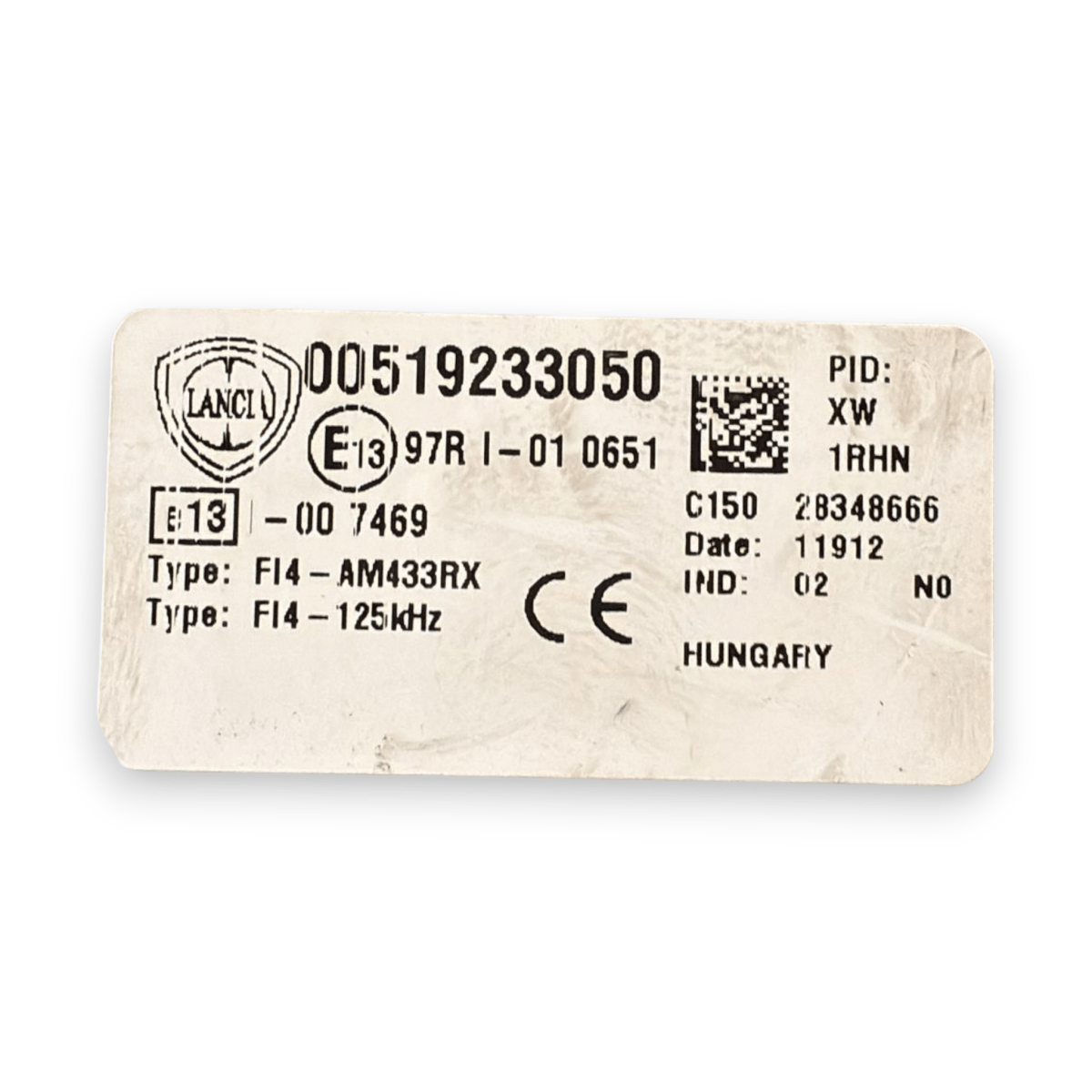 Centralina / body computer lancia ypsilon 1.2 benzina / gpl cod:00519233050 (2011 - 2024) - F&P CRASH SRL - Ricambi Usati