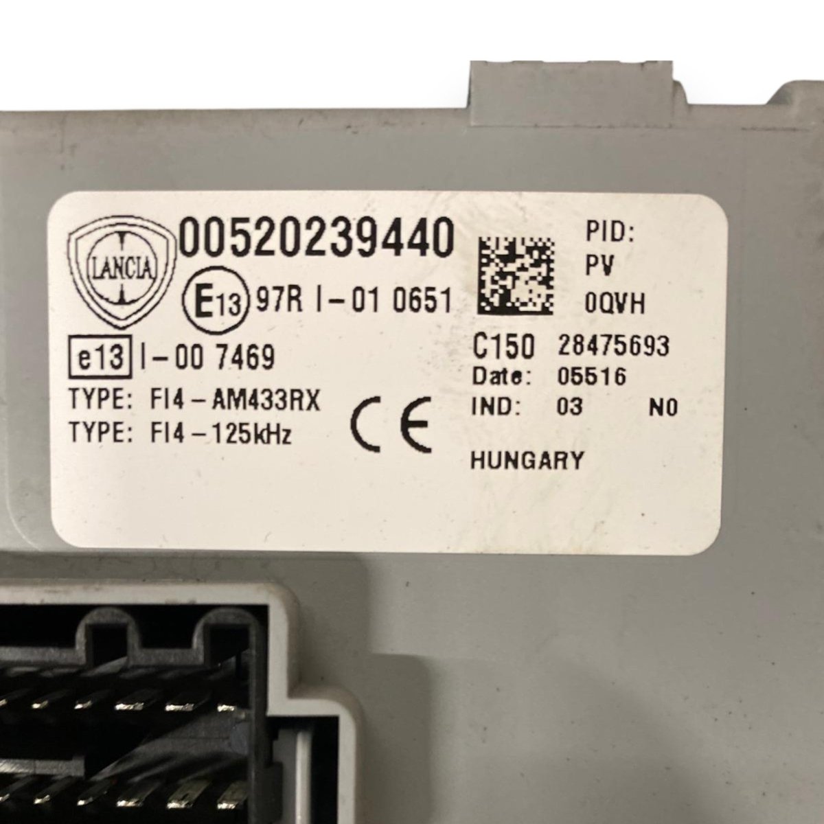 Centralina / body computer Lancia Ypsilon II 1.2 Benzina (2015 - 2023) Cod: 00520239440 - F&P CRASH SRLS - Ricambi Usati