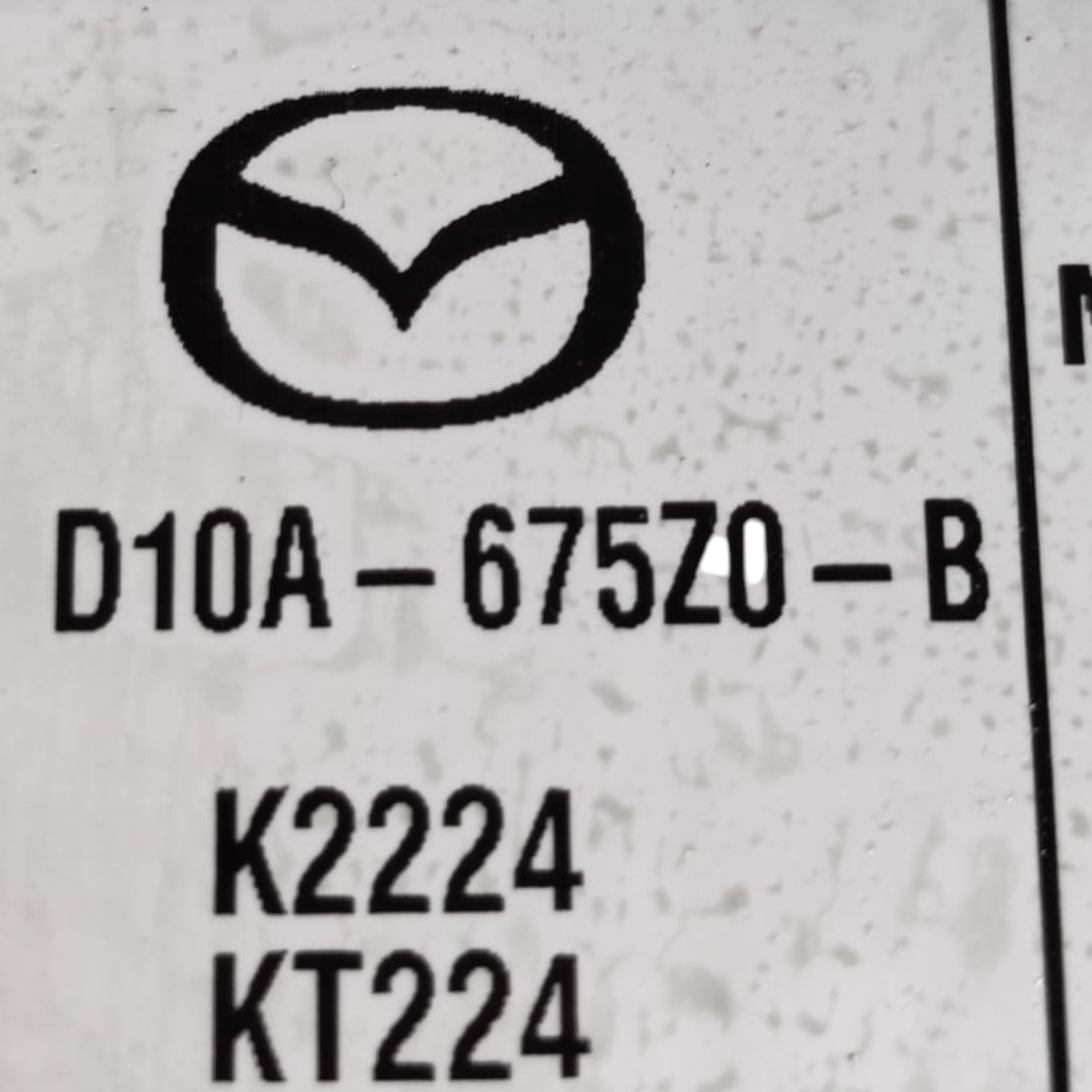 Centralina Body Computer Mazda CX - 3 1.5 Diesel COD: D10A675Z0B (2015>) - F&P CRASH SRLS - Ricambi Usati