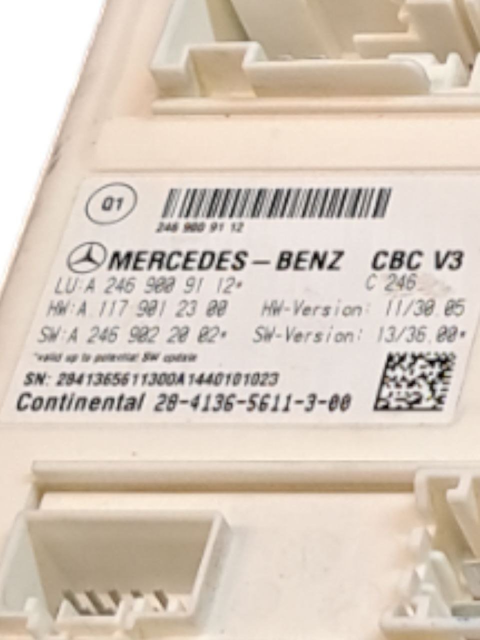 Centralina / Body Computer Mercedes - Benz GLA X156 (2016) 2.2 Diesel COD:A1179012300 - F&P CRASH SRLS - Ricambi Usati