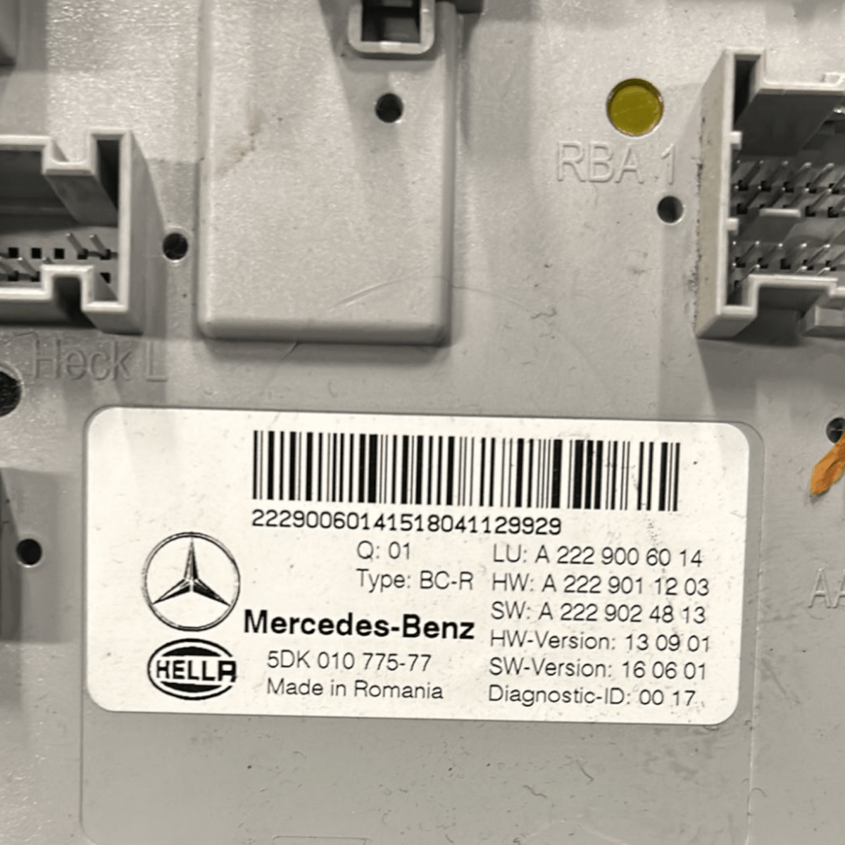 Centralina Body Computer Mercedes Benz Glc 2.2 Diesel cod:A2229006014 (2015 > 2022) - F&P CRASH SRLS - Ricambi Usati