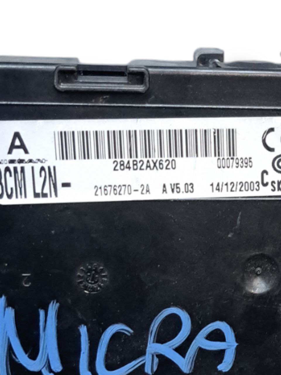 Centralina / Body Computer Nissan Micra k12 1.5 dci (2003 - 2005) COD:284B2Ax620 - F&P CRASH SRLS - Ricambi Usati