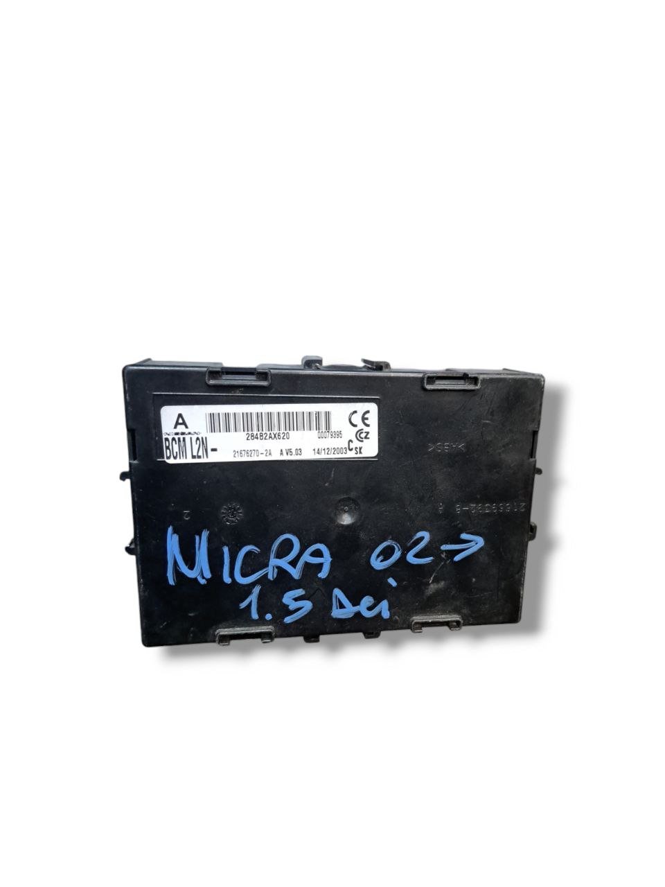 Centralina / Body Computer Nissan Micra k12 1.5 dci (2003 - 2005) COD:284B2Ax620 - F&P CRASH SRLS - Ricambi Usati