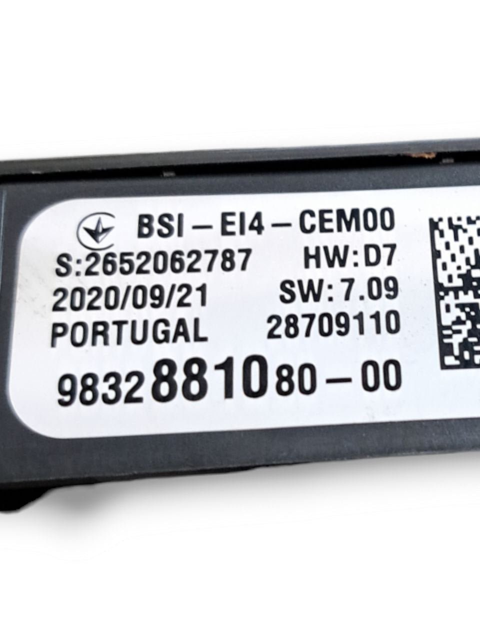 Centralina / Body Computer Peugeot 208 / 2008 1.2 benzina (2019>) COD:9832881080 - F&P CRASH SRLS - Ricambi Usati