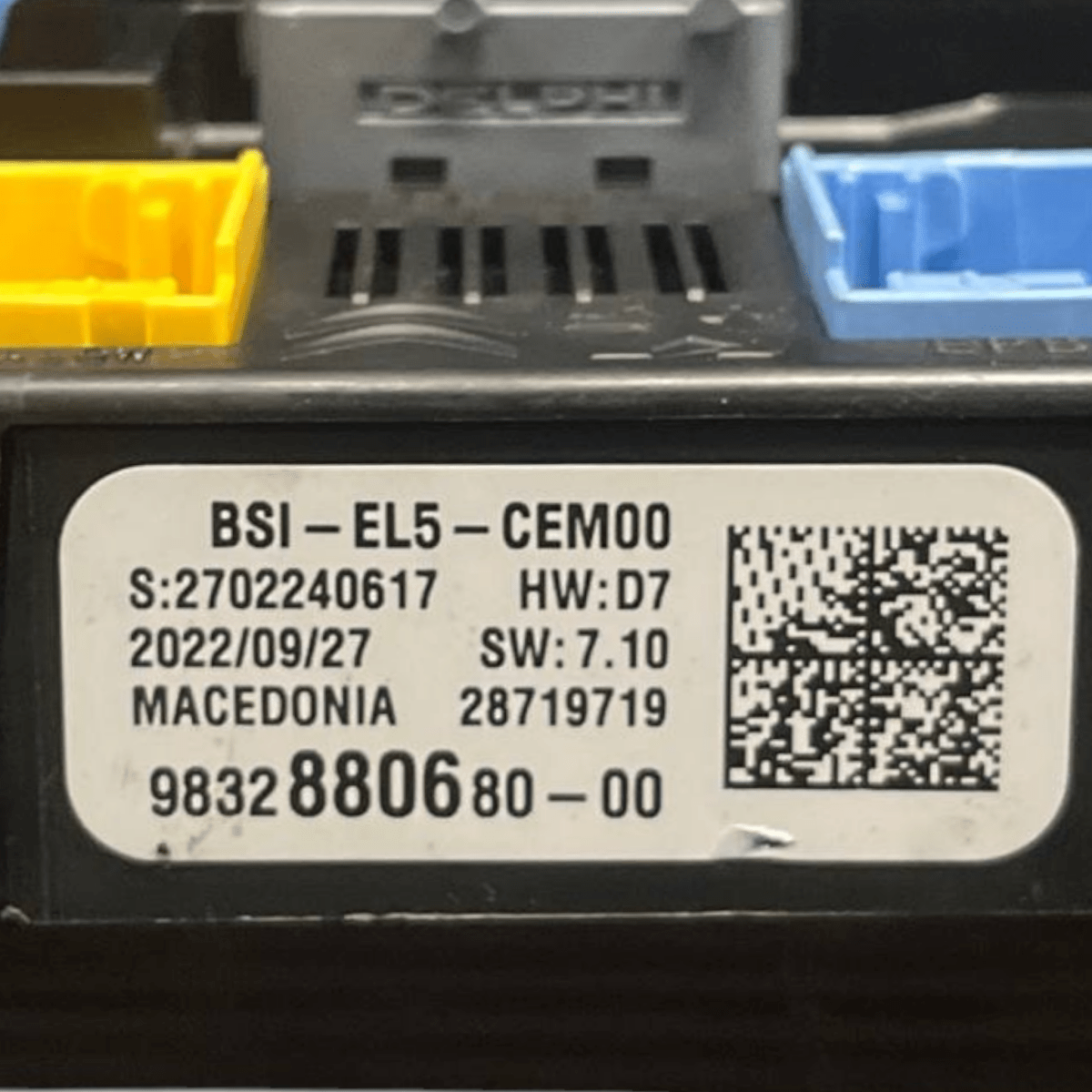 Centralina Body Computer Peugeot 3008 II 1.5 Diesel (2016 al 2023) cod: 9832880680 - 00 - F&P CRASH SRLS - Ricambi Usati