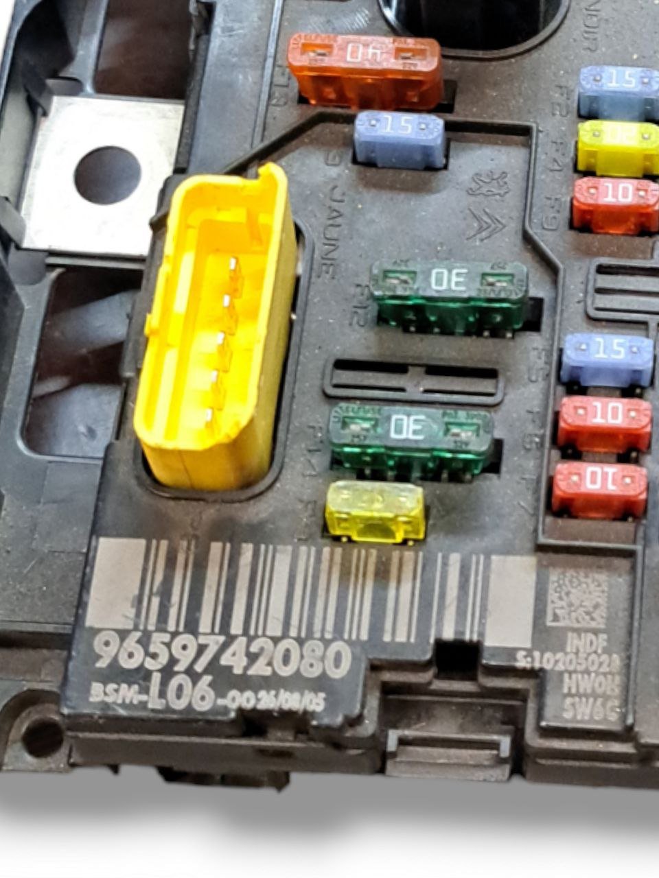 Centralina Body Computer Peugeot 307 cc 1.6 Diesel (2001 - 2005) COD:99659742080 - F&P CRASH SRLS - Ricambi Usati