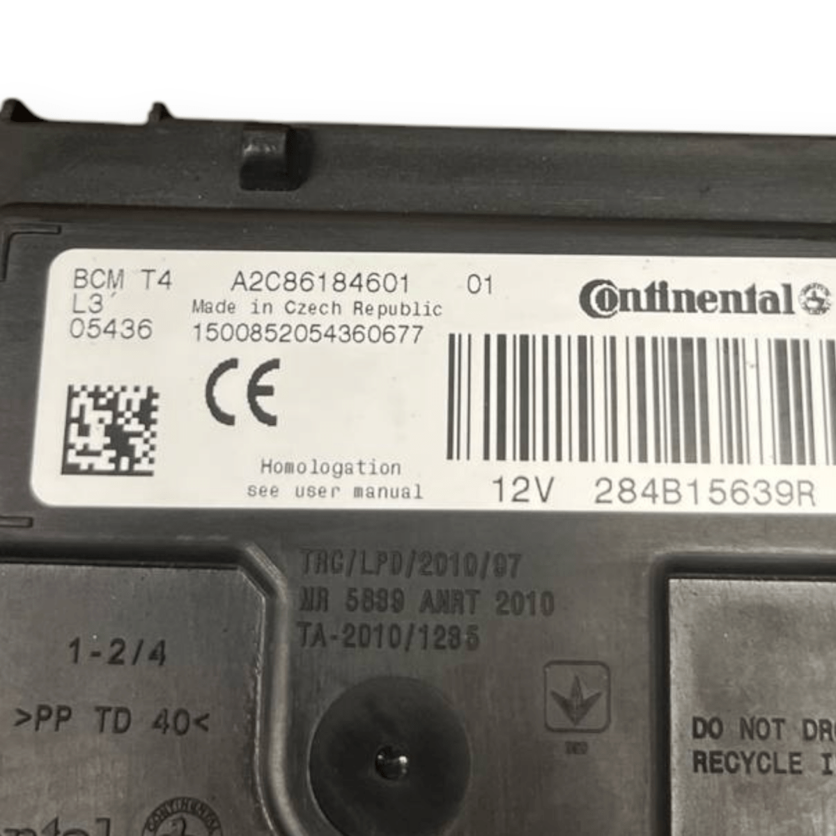 Centralina Body Computer Renault Clio IV 1.5 Diesel (2012 al 2021) cod: A2C86184601 - F&P CRASH SRLS - Ricambi Usati