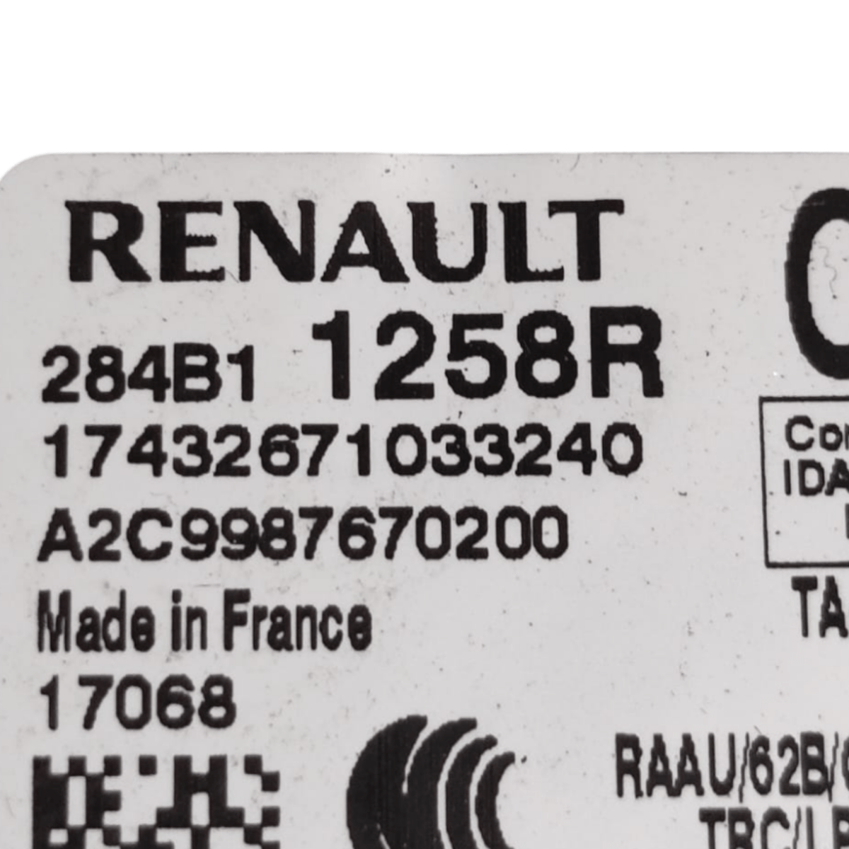 Centralina body computer renault megane iv 1.5 diesel (2015 - ) cod: 284b11258r - F&P CRASH SRLS - Ricambi Usati