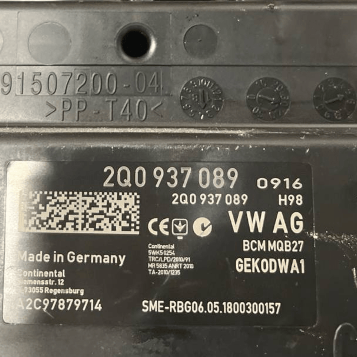 Centralina / Body Computer Volkswagen Polo VI AW1 1.6 Diesel (2017 - ) cod: 2Q0937089 - F&P CRASH SRLS - Ricambi Usati