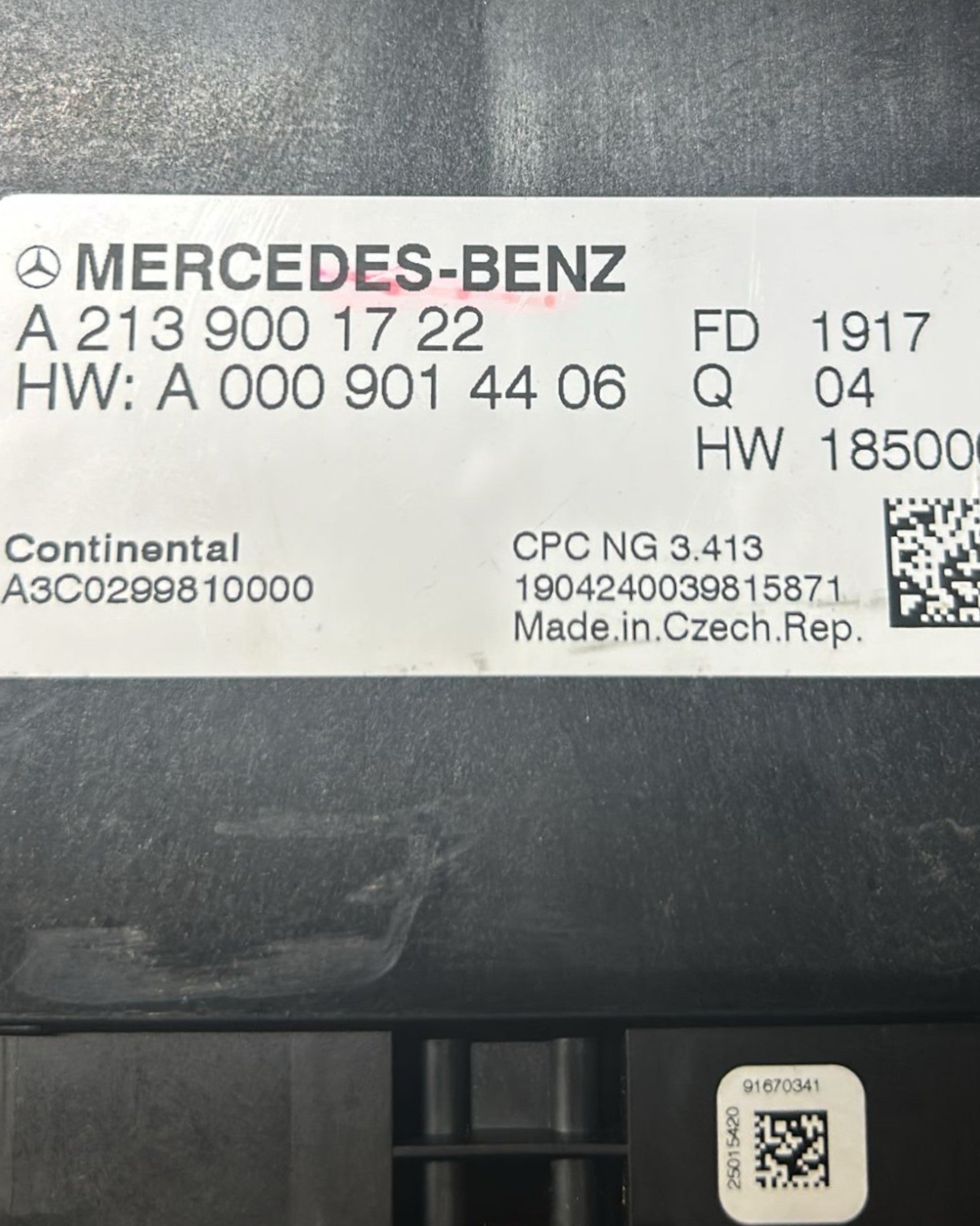 Centralina Cambio Automatico Mercedes Benz Classe A (W177) cod.A2139001722 (2018 > ) - F&P CRASH SRLS - Ricambi Usati
