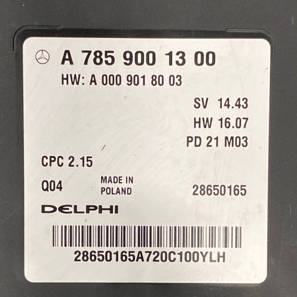 Centralina cambio automatico mercedes - benz eqc Cod: a7859001300 (2019 - 2023) - F&P CRASH SRLS - Ricambi Usati