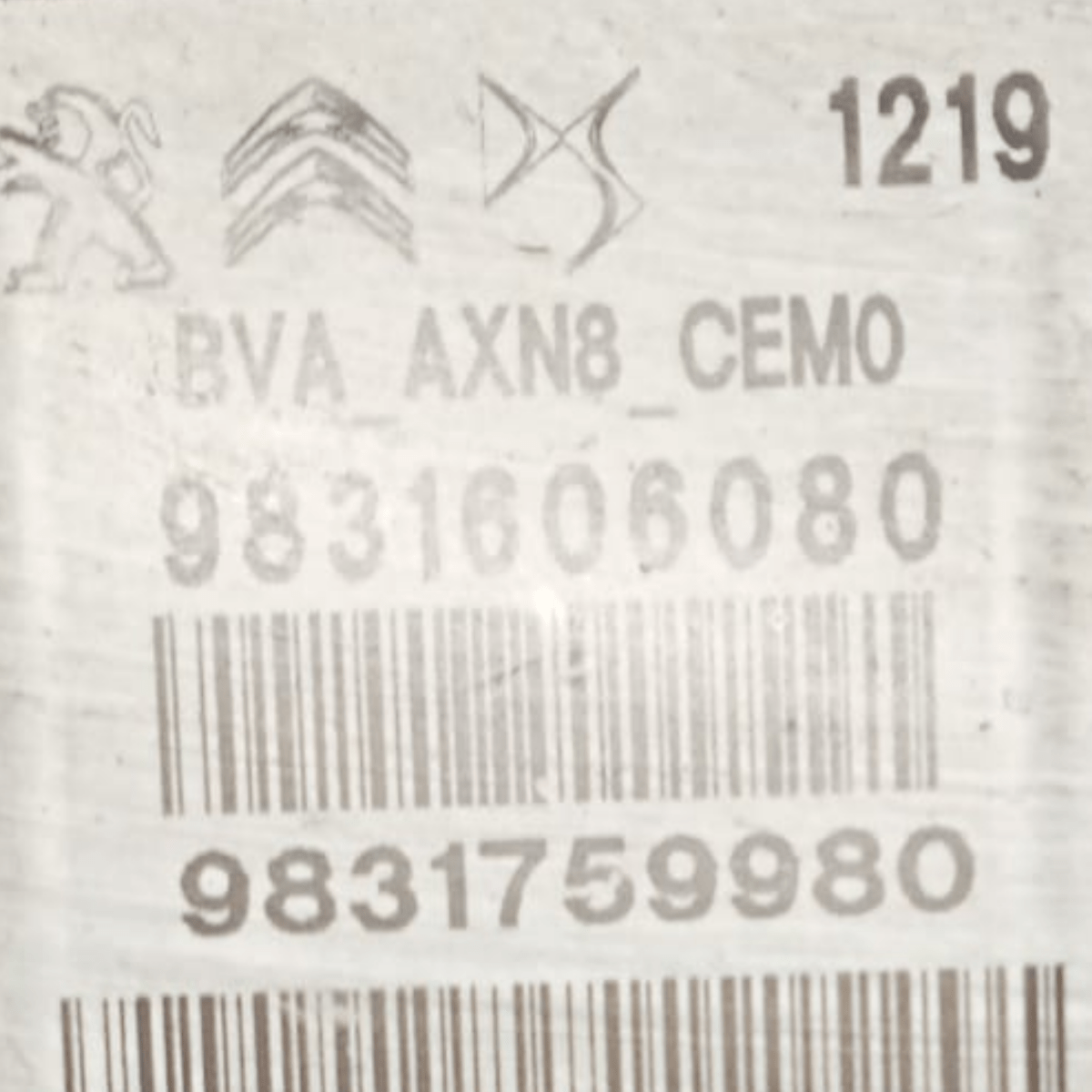 Centralina cambio automatico peugeot 5008 cod . 9831606080 1.5 diesel (2017 > 2024) - F&P CRASH SRL - Ricambi Usati