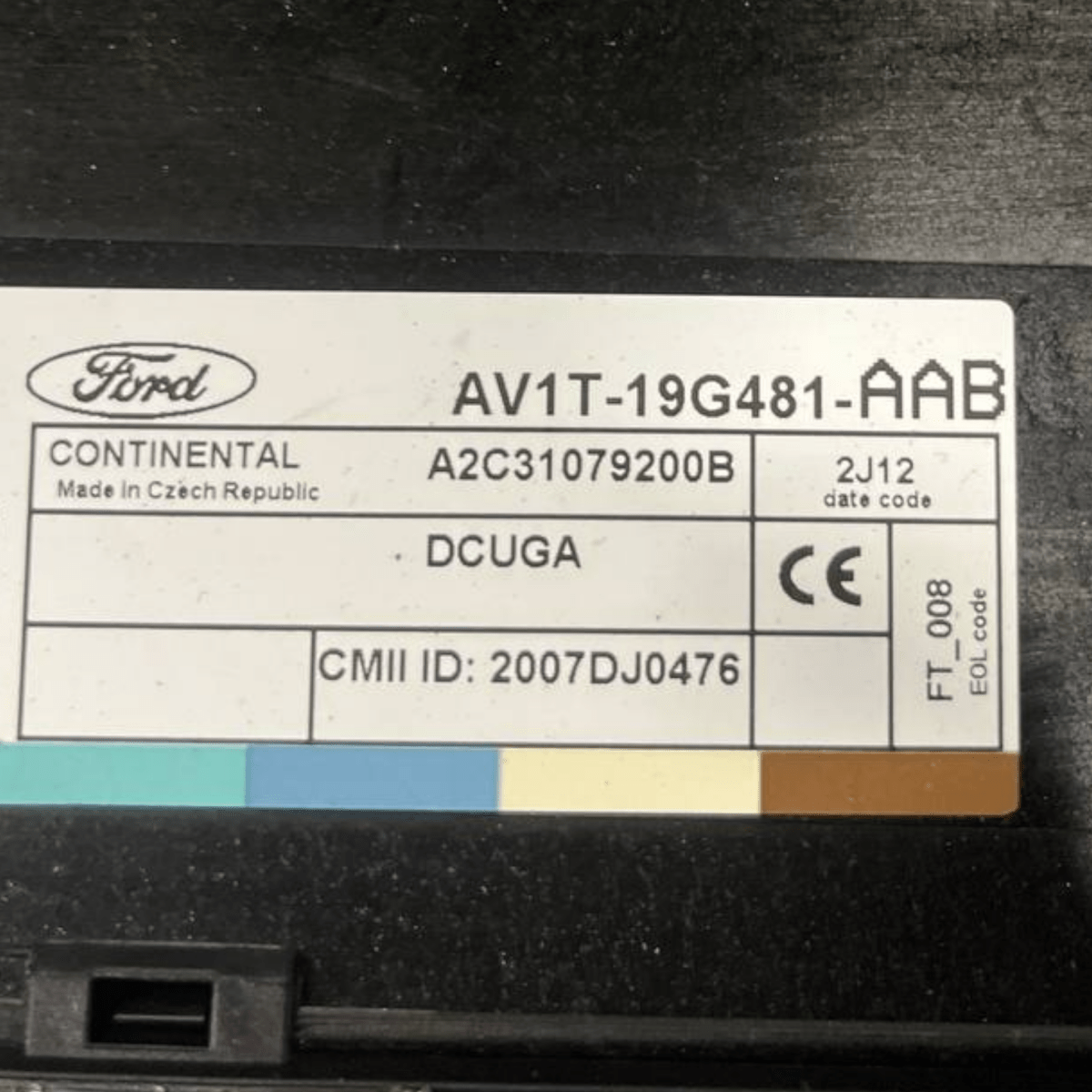 Centralina Chiusura Centralizzata Ford B - Max (2012 al 2018) cod: AV1T - 19G481 - AAB - F&P CRASH SRLS - Ricambi Usati
