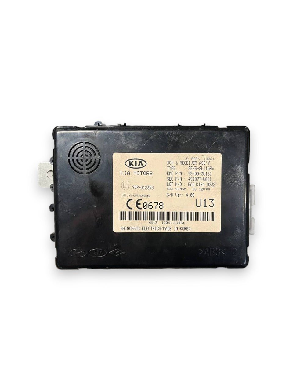 Centralized Locking Control Unit Kia Sportage (2010 - 2017) COD:97R - 012398 - F&P CRASH SRLS - Used Spare Parts
