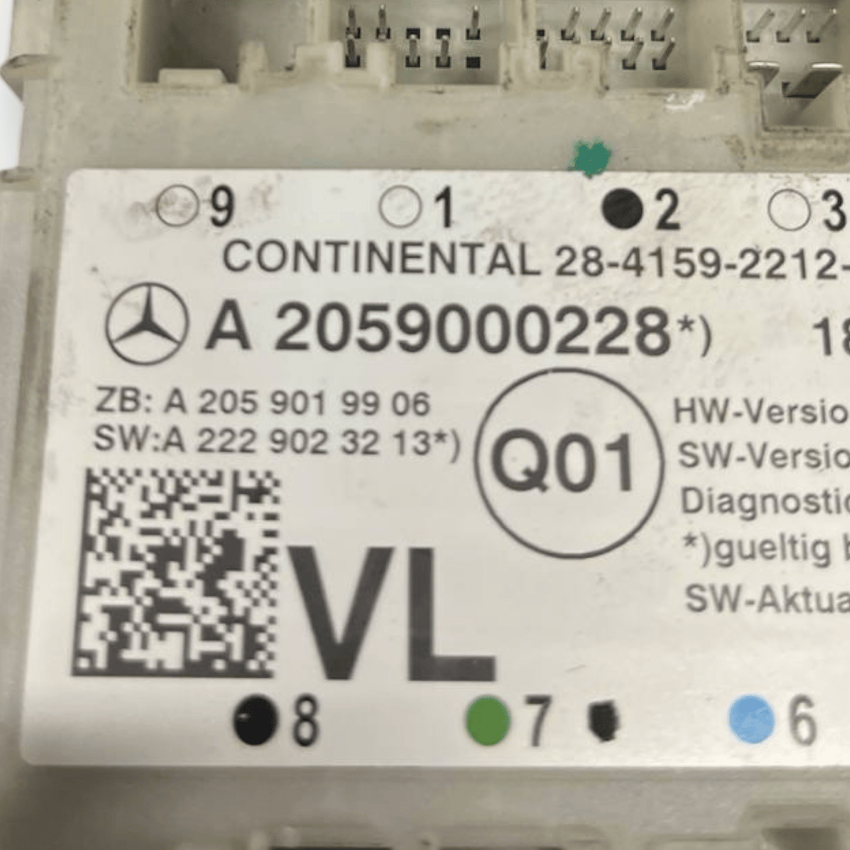 Centralina Chiusura Centralizzata porta anteriore sinistra (sx) Mercedes - Benz Glc X253 (2015 al 2022) cod: A2059000228 - F&P CRASH SRLS - Ricambi Usati