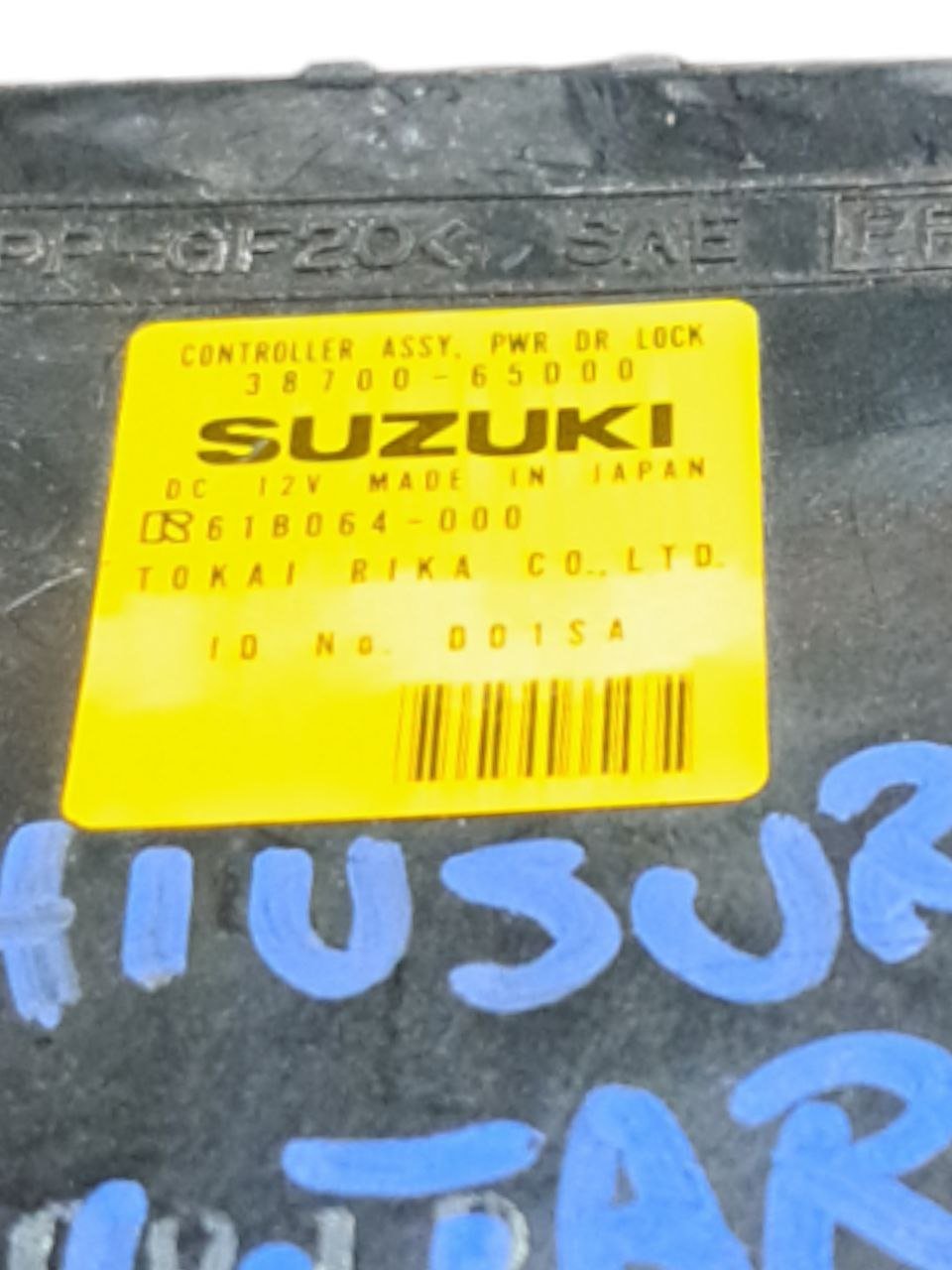 Centralina chiusura Centralizzata porte Suzuki Grand Vitara COD:38700 - 65D00 (1998 - 2005) - F&P CRASH SRLS - Ricambi Usati